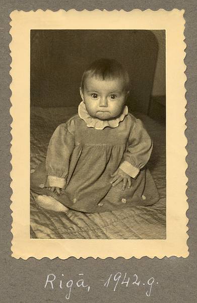 1942 - Riga, Latvia.<br />Baiba.