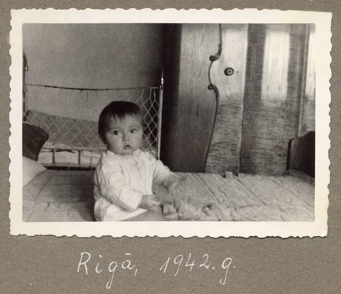 1942 - Riga, Latvia.<br />Baiba.