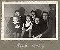 1942 - Riga, Latvia.<br />Arnis and his mother Erma, Egils and his mother Hilda, Helmuts and his mother Emma.