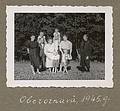 1945 - Oberornau, Bavaria, Germany.<br />?, Baiba, Karlis, Aunt Erna, Arnis, ?, Elga, Hilda, Egils, ?<br />The women at the ends are the local farmers that housed us.