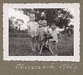 1945 - Oberornau, Bavaria, Germany.<br />Egils, Baiba, Arnis, and Elga.