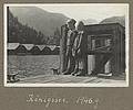 1946 - Knigsee, Bavaria, Germany.<br />Egils and Arnis.