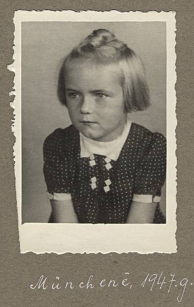 1947 - Munich, Bavaria, Germany.<br />Baiba.