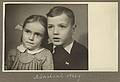 1948 - Munich, Bavaria, Germany.<br />Baiba and Egils.