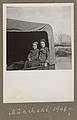Oct.? 1948 - Munich, Germany.<br />Our ride to the train station for our move to Spain.<br />Baiba and Egils.