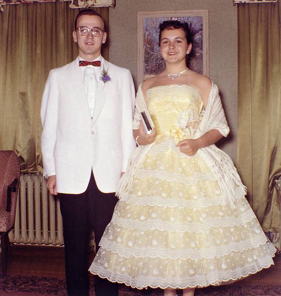June 3, 1959 - Lynn, Massachusetts.<br />Egils and prom date Louise.