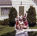 July 1959 - La Crosse, Wisconsin.<br />Cousin Arnis and I (Egils) in back. Aunt Erna and mother. <br />Cousin Elga, sister Baiba, and cousin Inara