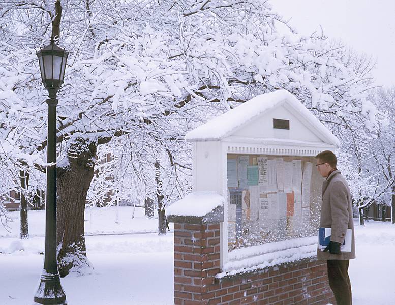 March 21, 1963 - Tufts University, Medford, MA.<br />Bob.
