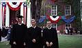 June 1963 - Tufts University, Medford, Massachusetts.<br />Baccalaureate Service and President's Spread.<br />John's friend, John, and Egils.