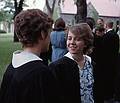 June 1963 - Tufts University, Medford, Massachusetts.<br />Baccalaureate Service and President's Spread.<br />Louise T. and Tina.