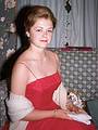 June 1963 - At Madeline's (John's mother's) in Lynn, MA.<br />Pat, Baiba's roommate at Tufts and my date, before the Tufts University senior prom.