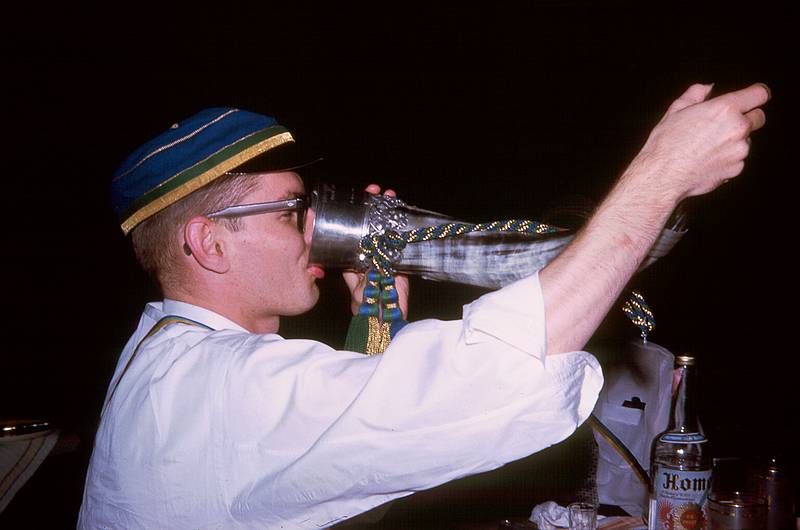 Aug 1963 - At the Jansons' in East Orange, NJ.<br />Fratternitas Lettica meeting (beer evening).