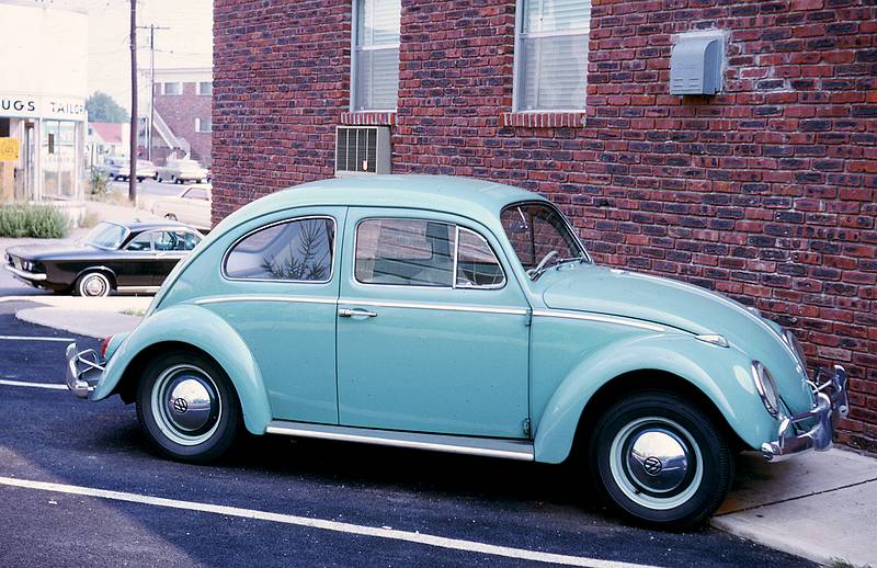 Sept 1963 - Lake Hiawatha, NJ.<br />My first car, a 1962 VW bug.