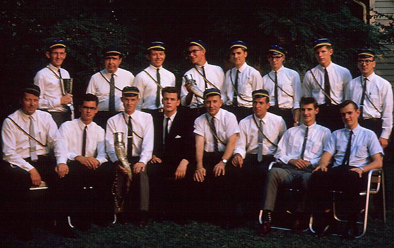 Sept 1963 - At the Jansons' in East Orange, NJ.<br />Fratternitas Lettica members (Egils standing on the extreme right).