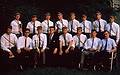 Sept 1963 - At the Jansons' in East Orange, NJ.<br />Fratternitas Lettica members (Egils standing on the extreme right).