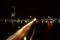 Dec 1? 1963 - Cambridge, MA.<br />HarvardBridge and the Prudential Building in Boston<br />from atop the Graduate House at MIT.