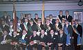 March 1964 - Boston, MA.<br />Latvian fraternity affair. Egils standing at extreme right.