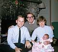 Dec 1964 - At John D. and Marilyn's in Woodmont, CT.<br />John, Egils, Marilyn and Maureen.