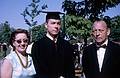 June 1965 - Tufts University, Medford, MA.<br />Baiba's and Juris' graduation.<br />Juris' mother Velta, Juris, and Juris' father Eriks.