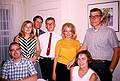 July 1965 - At Alberts and Mirdza's in Manchester by the Sea, MA.<br />Egils, Brigita, John, Uldis, Lilita, Baiba and Juris in the dining room corner.
