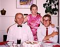 July 1965 - At Alberts and Mirdza's in Manchester by the Sea, MA.<br />Alberts, Mirdza, and Uldis.