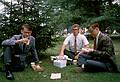 July 1965 - Tanglewood, Lennox, MA.<br />Juris Zagarins, Uldis and Juris.