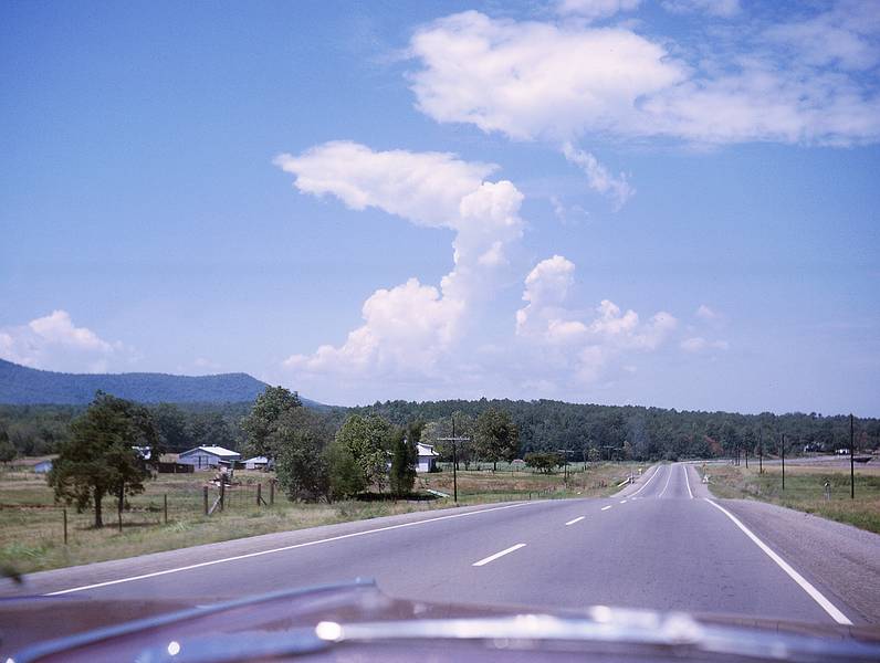 Aug 17, 1965 - Heading west in Arkansas.