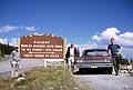 Aug 20, 1965 - Mt. Evans road, Colorado.<br />Frank, Egils, and Bob.