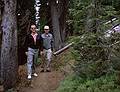 Aug 24, 1965 - Rocky Mountain National Park, Colorado.<br />Egils and Frank heading back for the car.