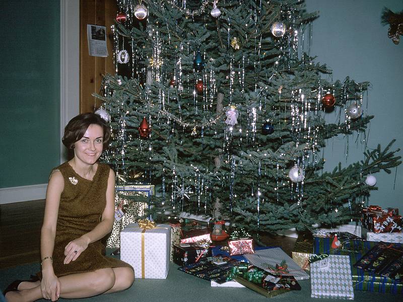 Dec 24, 1965 - At parents home, Boxford, MA.<br />Baiba.