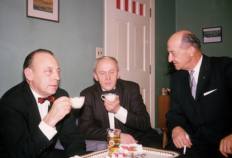 Dec 31, 1965 - At parents home in Boxford, MA.<br />Eriks, Alberts, and father.
