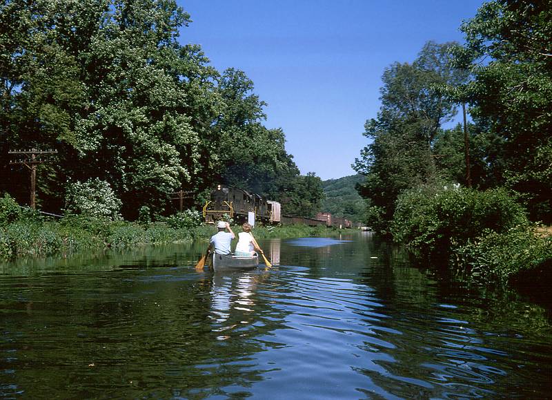 July 16, 1966 - Murray Hill Canoe Club trip on Delaware Canal and River.