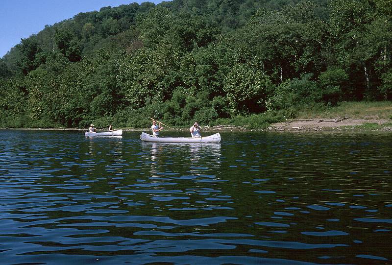 July 16, 1966 - Murray Hill Canoe Club trip on Delaware Canal and River.