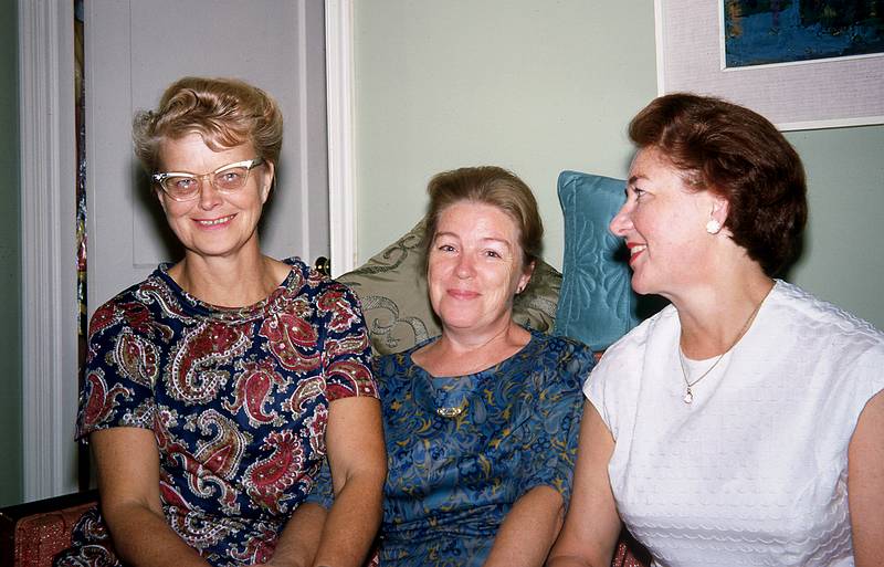 Sept 1966 - At the Grauss in Philadelphia, PA.<br />Regina, Mirdza and her sister Velta.