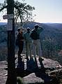 Nov 1966 - Appalachian Trail in NY.<br />Gerd Prinz, Jack, and Jim looking out from "Inspiration Point".
