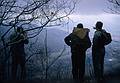 Dec 1966 - Mt. Greylock, MA.<br />Jack, Gerd, and Jim taking one last look at the valley.