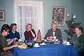 Dec 31, 1966 - At parents' home in Boxford, MA.<br />Baiba, mother, Tereze, Alberts, Mirdza at the dining table.