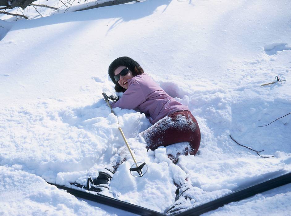 Feb 22, 1967 - Elk Mountain, Pennsylvania.<br />Barbara.