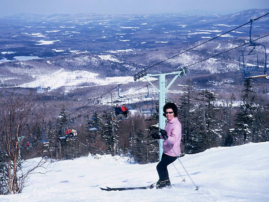 March 18, 1967 - Stratton Mountain, Vermont.<br />Barbara.