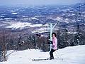 March 18, 1967 - Stratton Mountain, Vermont.<br />Barbara.