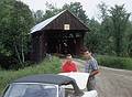 July 1967 - Hike up Mt. Mansfield, Vermont.<br />Gerd and Dan.