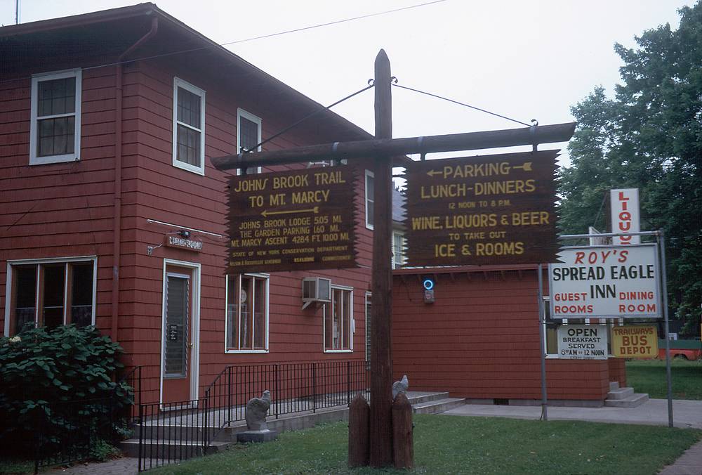 Aug 1967 - Hike up Mt. Marcy in the Adirondacks, NY.<br />Roy's Spread Eagle Inn in Keene Valley.