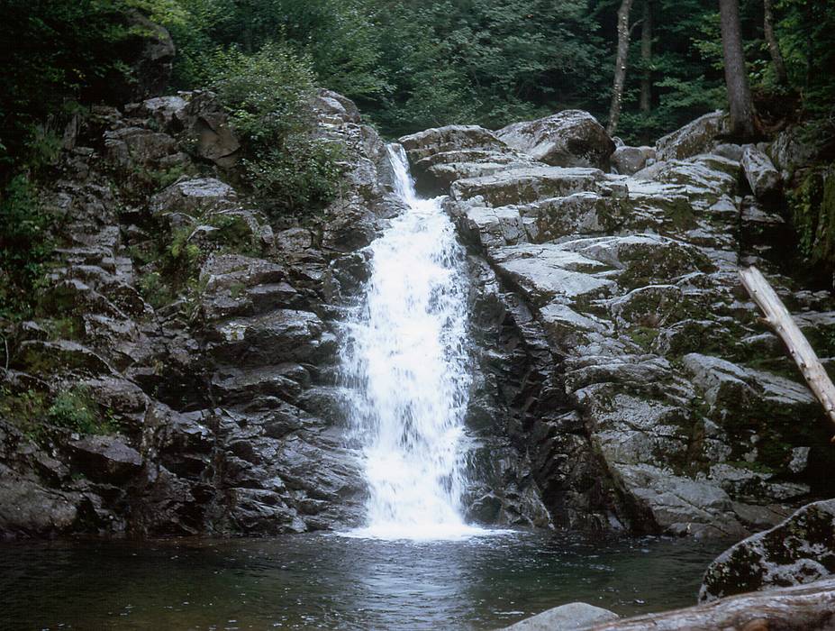 Aug 1967 - Hike up Mt. Marcy in the Adirondacks, NY.<br />Bushell Falls?