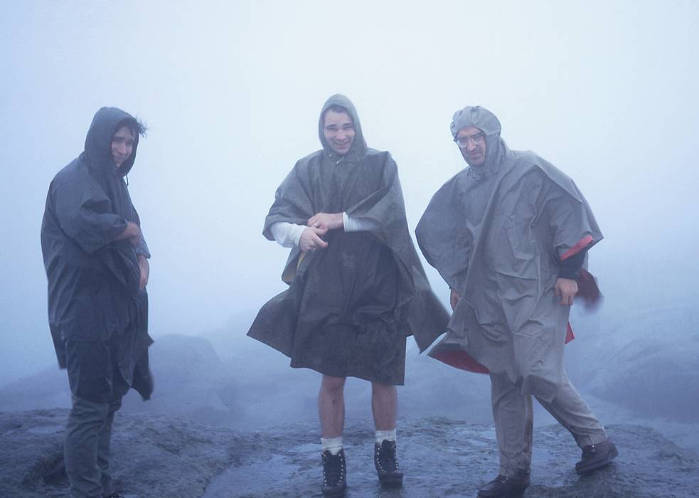 Aug 1967 - Hike up Mt. Marcy in the Adirondacks, NY.<br />Dan, Craig, and Egils at the top.