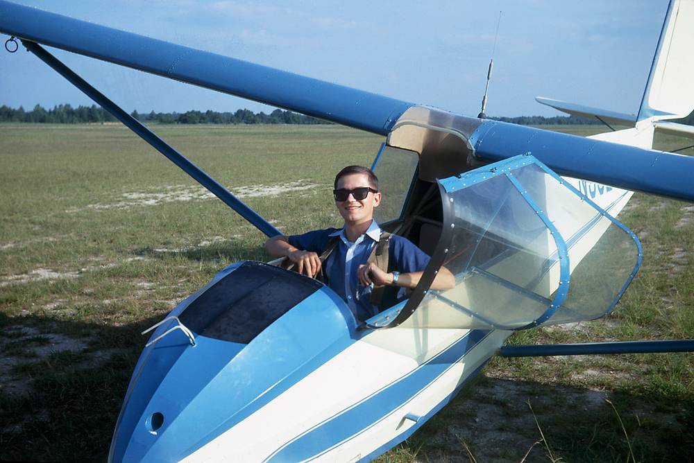 Sep 1967 - Chester, South Carolina.<br />Frank after soloing in the glider.