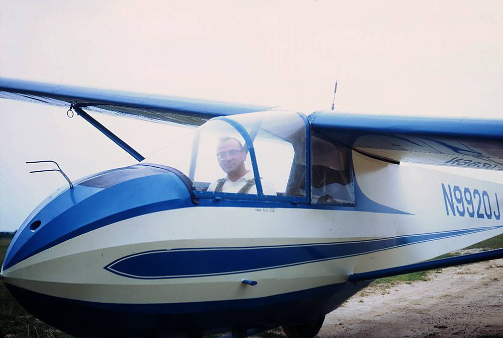 Sep 1967 - Chester, South Carolina.<br />Egils after soloing in the glider.