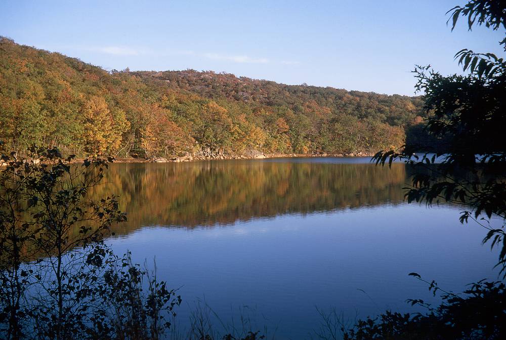 Oct 1967 - Hike along the Hudson River to Beacon Mtn., NY.<br />A Murray Hill Canoe Club event.<br />Beacon Reservoir.