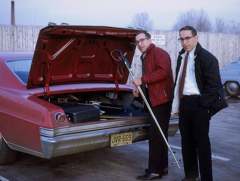 Dec 9, 1967 - Mt. Mansfield, Stowe, Vermont.<br />Jim and Jack.
