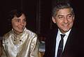 Dec 1967 - Departmental Christmas Party, NJ.<br />Gabe and his wife.