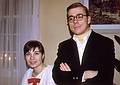 Dec 31, 1967 - At parents house on Hemlock Rd., Boxford, MA.<br />Shelly, Juris' friend, and Juris.